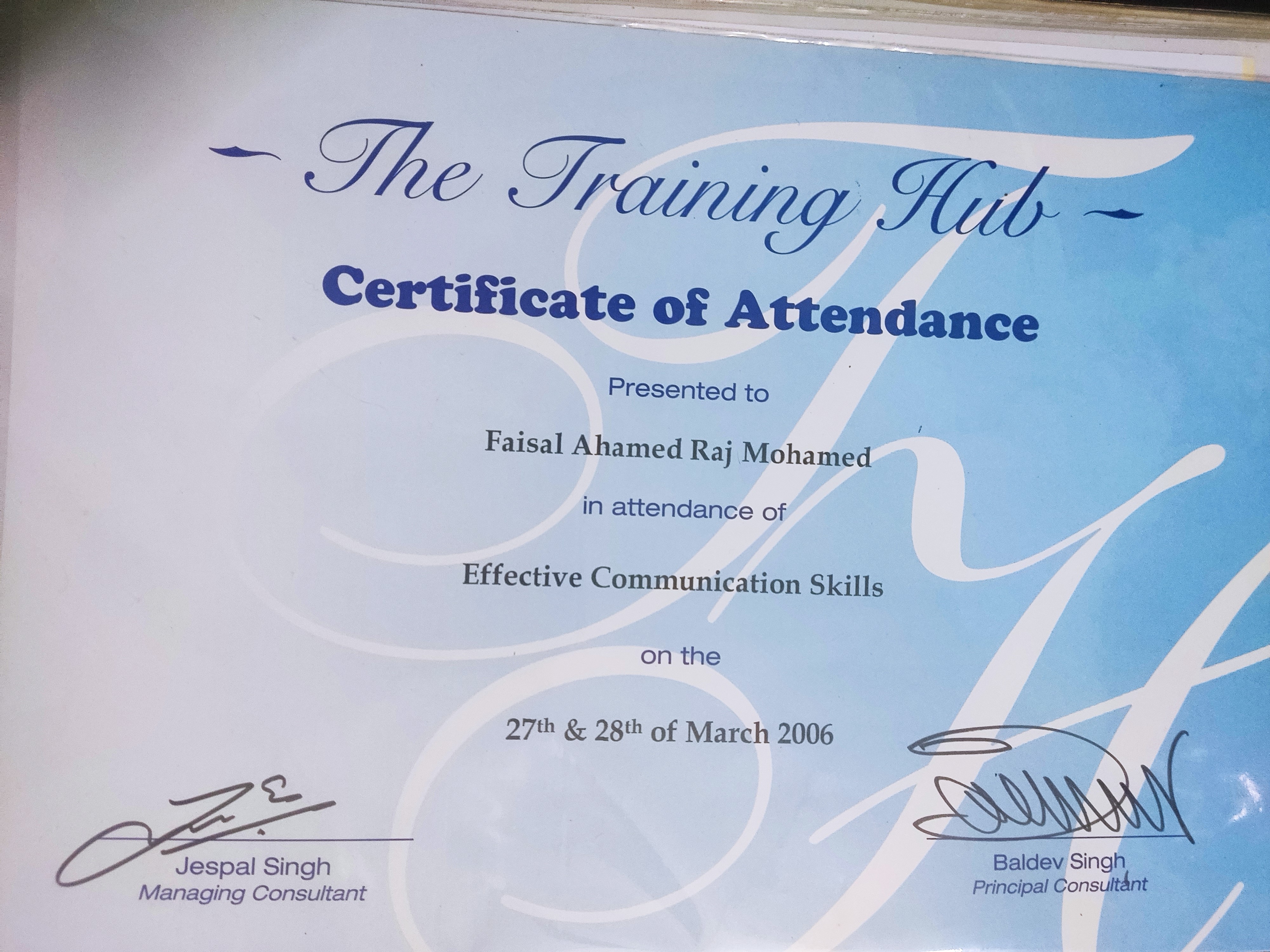 Effective Communiation Skills Hub Training.